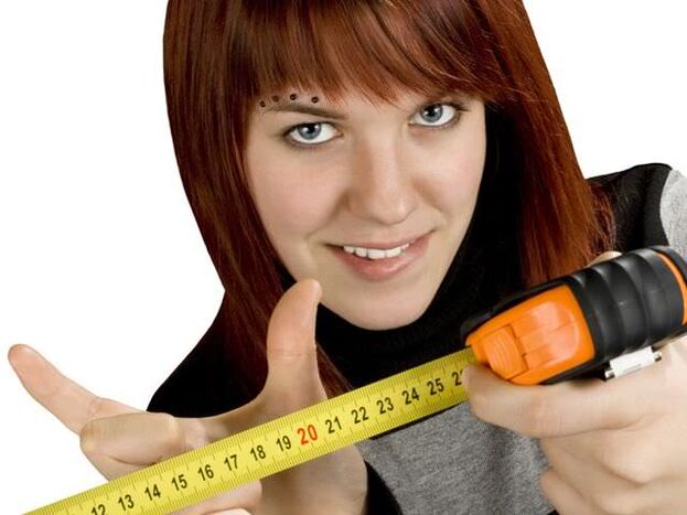 Girl shows how to increase small penis size